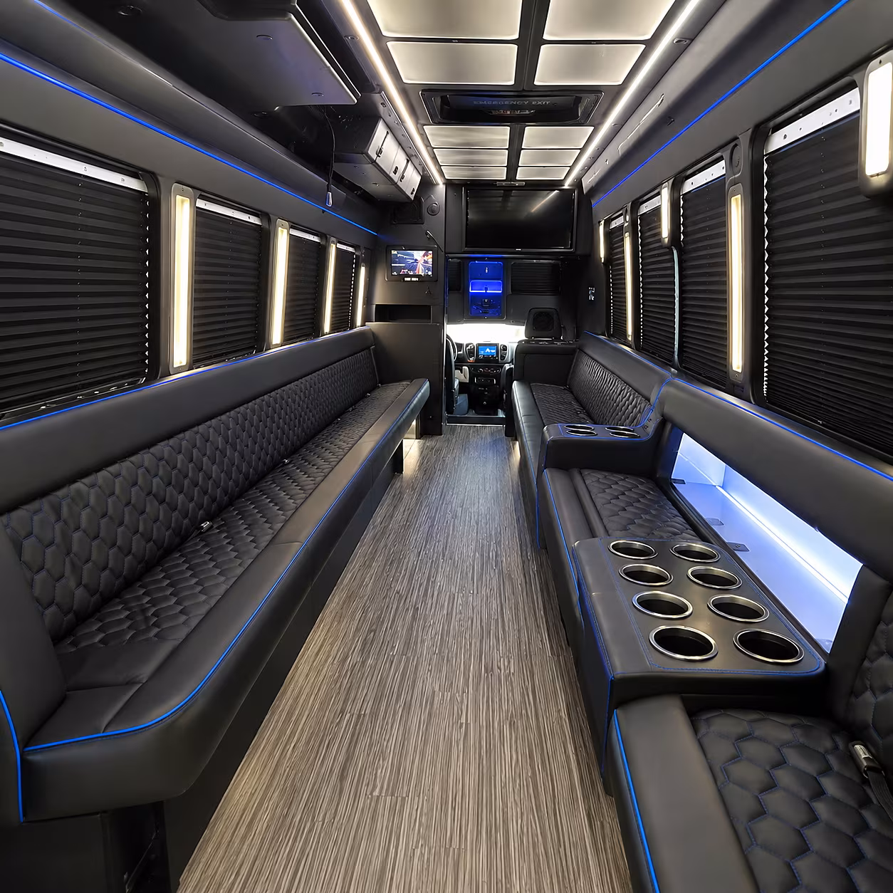round rock party bus rentals inside